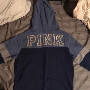 Navy blue PINK sweatshirt